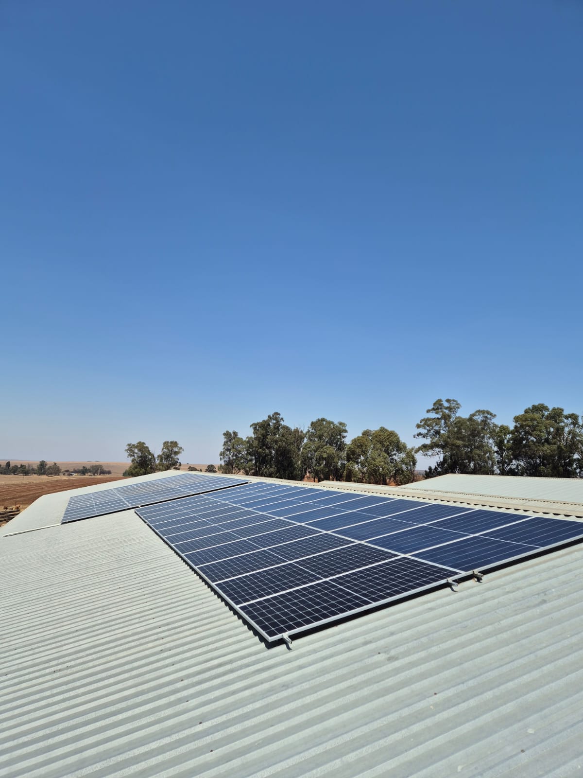 Agricultural solar PV rooftop installation