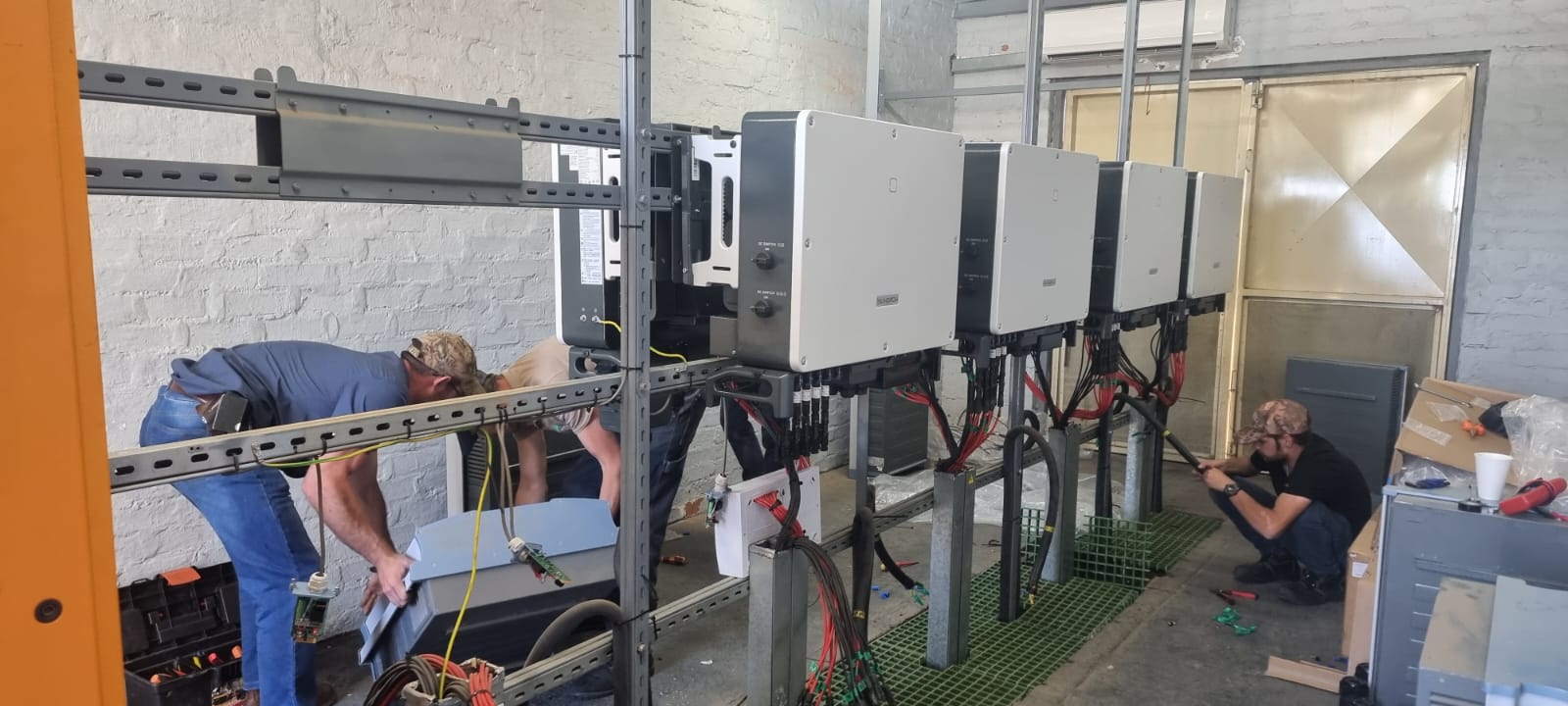 Industrial inverter installation